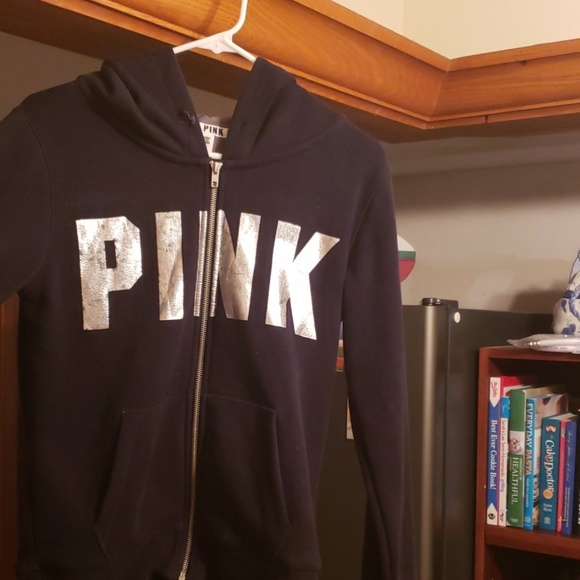 PINK Victoria's Secret Jackets & Blazers - Victoria Secret Pink zip up hoodie